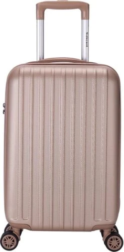 Decent Tranporto-One Handbagage Koffer 55 Cm - Zalmroze -Bagage Kortingen Winkel 590x1200 3