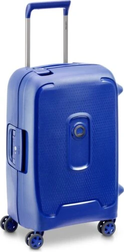 Delsey Moncey Cabin Trolley Case - 55 Cm - Blue -Bagage Kortingen Winkel 593x1200 5