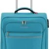 Travelite Cabin 2 Wheel Trolley Turquoise -Bagage Kortingen Winkel 597x1200 2