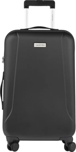 CarryOn Skyhopper Reiskoffer - 68.5cm TSA Trolley Met Expander En OKOBAN - Zwart -Bagage Kortingen Winkel 599x1200 9