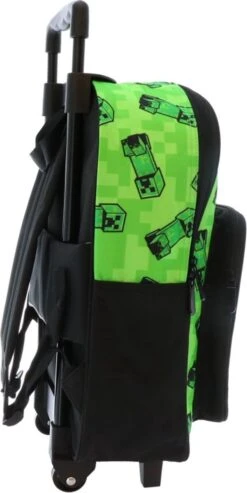 Minecraft Jongens Trolley 29x15x38 Groen -Bagage Kortingen Winkel 601x1200 1
