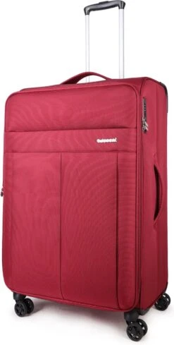 Decent D-Upright Large Koffer - 76 Cm Expandable - TSA Slot - Bordeaux Rood -Bagage Kortingen Winkel 606x1200 9