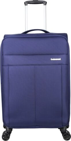 Decent D-Upright Medium Koffer - 66 Cm Expandable - TSA Slot - Donkerblauw -Bagage Kortingen Winkel 608x1200 10
