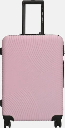 Enrico Benetti Koffer / Trolley / Reiskoffer - 65 X 41 X 25 Cm - 68 Liter - ABS - Maat M - Louisville - Roze -Bagage Kortingen Winkel 608x1200 4