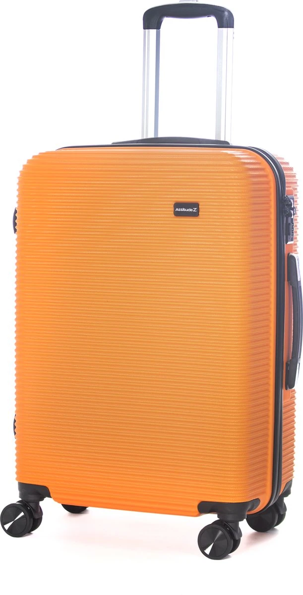 AttitudeZ Air-Z Reiskoffer Medium Oranje 67cm - TSA-slot 3 AttitudeZ Air-Z Reiskoffer Medium Oranje 67cm - TSA-slot