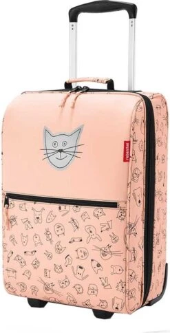 Reisenthel Trolley XS Kids Reiskoffer Kind - Maat XS - 12L - Cats&Dogs Rose Roze -Bagage Kortingen Winkel 613x1200