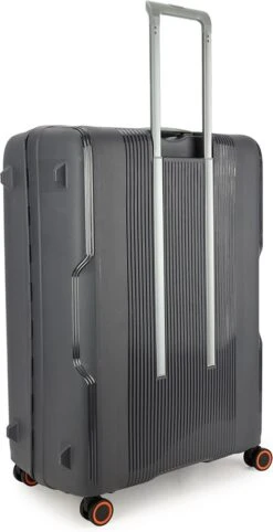 Decent Koffer / Trolley / Reiskoffer - 77 X 54.5 X 31.5 Cm - 116 Liter - Polypropyleen - Maat XL - On-Tour - Grijs -Bagage Kortingen Winkel 615x1200 15