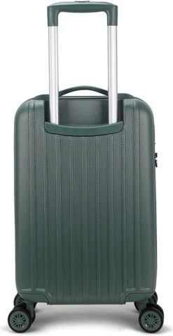 Decent Handbagage Koffer / Trolley / Reiskoffer - 55 Cm - 38 Liter - ABS - Tranporto - Groen -Bagage Kortingen Winkel 617x1200