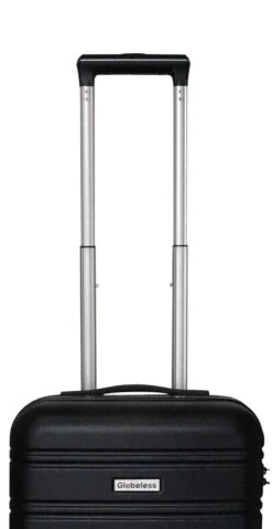 Globeless Handbagage Koffer - TSA Slot - 55x35x20cm - IATA Standaard Trolley - Zwart 10 Globeless Handbagage Koffer - TSA Slot - 55x35x20cm - IATA Standaard Trolley - Zwart -Bagage Kortingen Winkel 619x1200