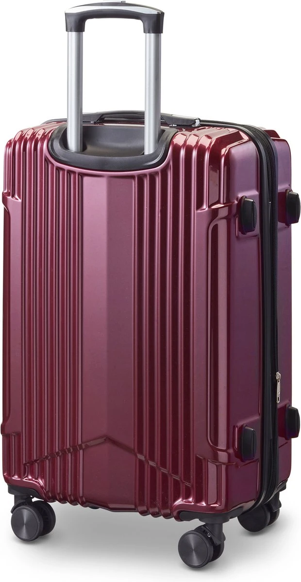 Tesla PC - Reiskoffer - 65 Cm - 4 Wielen - Rood 4 Tesla PC - Reiskoffer - 65 Cm - 4 Wielen - Rood - Afbeelding 2