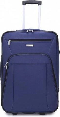 Decent Basic-Line Medium Trolley 63 Cm - Donkerblauw -Bagage Kortingen Winkel 620x1200 14