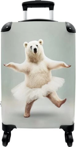 NoBoringSuitcases.com® Koffer - IJsbeer - Rok - Wit - Portret - Dieren - Trolley Op Wieltjes - Reiskoffer - Past Binnen 55x40x20 Cm En 55x35x25 Cm - Fotokoffer 20 NoBoringSuitcases.com® Koffer - IJsbeer - Rok - Wit - Portret - Dieren - Trolley Op Wieltjes - Reiskoffer - Past Binnen 55x40x20 Cm En 55x35x25 Cm - Fotokoffer -Bagage Kortingen Winkel 621x1200 6