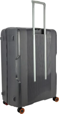 Decent Koffer / Trolley / Reiskoffer - 77 X 54.5 X 31.5 Cm - 116 Liter - Polypropyleen - Maat XL - On-Tour - Grijs -Bagage Kortingen Winkel 622x1200 11