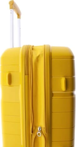 Gladiator Boxing Middelgrote Koffer Expandable 67 Cm 70/80 Liter TSA Slot - Kurkumageel -Bagage Kortingen Winkel 625x1200 2