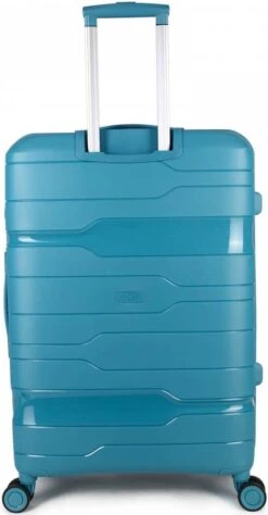 Decent ONE-CITY Large Koffer - 76 Cm - TSA Slot - Petrol -Bagage Kortingen Winkel 625x1200 3