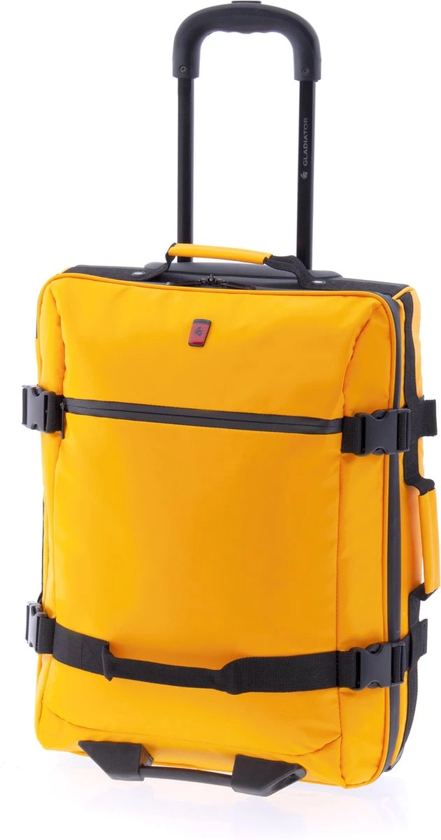 Gladiator Polar Handbagage Laptop Wieltas / Koffer - 55 Cm - 14 Inch - Geel 3 Gladiator Polar Handbagage Laptop Wieltas / Koffer - 55 Cm - 14 Inch - Geel