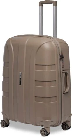 ©TROLLEYZ - Paris No.5 - Reiskoffer - 69cm Met TSA Slot - Dubbele Wielen - 360° Spinners - 100% Polypropyleen - Reiskoffer In Pearl Sand -Bagage Kortingen Winkel 631x1200 7