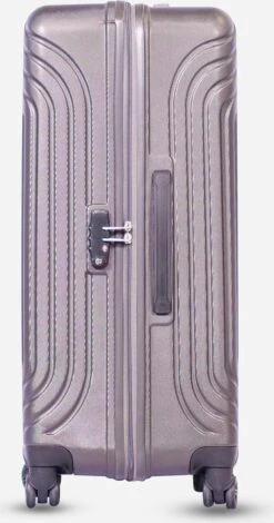 ©TROLLEYZ - Florence No.7 - Reiskoffer 78cm Met TSA Slot - Dubbele Wielen - 360° Spinners - 100% ABS - Reiskoffer In Cloudy Grey -Bagage Kortingen Winkel 631x1200 9