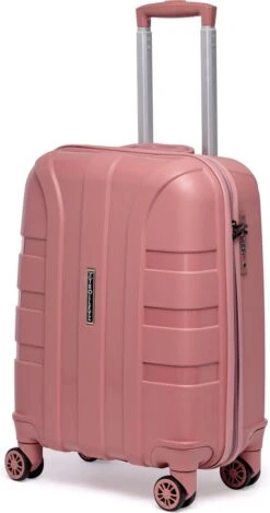 ©TROLLEYZ - Paris No.5 - Trolley - 55cm Met TSA Slot - Dubbele Wielen - 360° Spinners - 100% Polypropyleen - Handbagage Koffer In Rose Blush 26 ©TROLLEYZ - Paris No.5 - Trolley - 55cm Met TSA Slot - Dubbele Wielen - 360° Spinners - 100% Polypropyleen - Handbagage Koffer In Rose Blush -Bagage Kortingen Winkel 632x1200 3