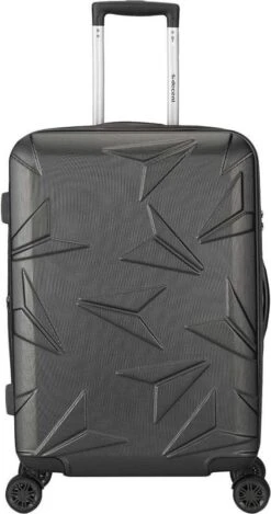 Decent Harde Koffer Q-LuxxHoogte > 67 Cm - Grijs -Bagage Kortingen Winkel 632x1200 6