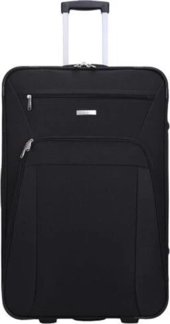 Decent Basic-Line Large Trolley 73 Cm - Zwart -Bagage Kortingen Winkel 632x1200 9