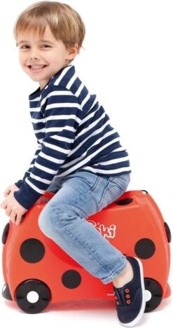 Trunki Ride-On Handbagage Koffer 46 Cm - Lieverheersbeestje Harley -Bagage Kortingen Winkel 633x1200