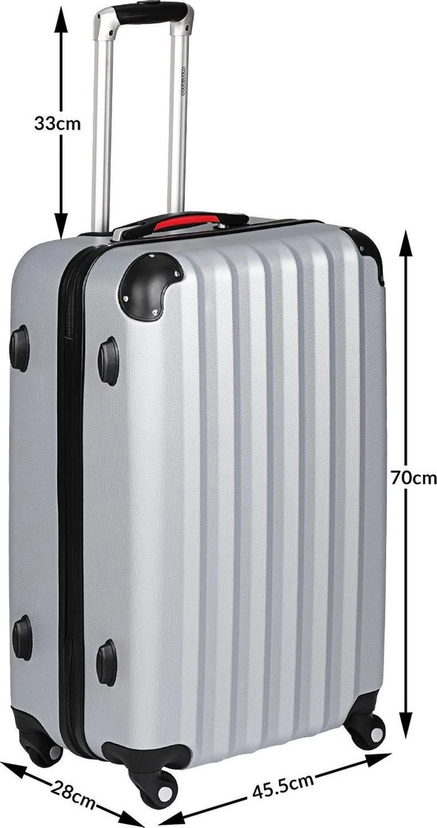Monzana Hard Case Koffer Baseline XL Zwart 4 Monzana Hard Case Koffer Baseline XL Zwart - Afbeelding 2