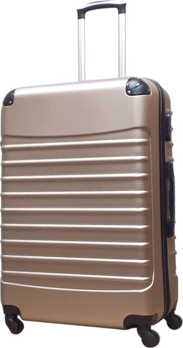 Castillo Quadrant XL Grote Koffer - Champagne 3 Castillo Quadrant XL Grote Koffer - Champagne