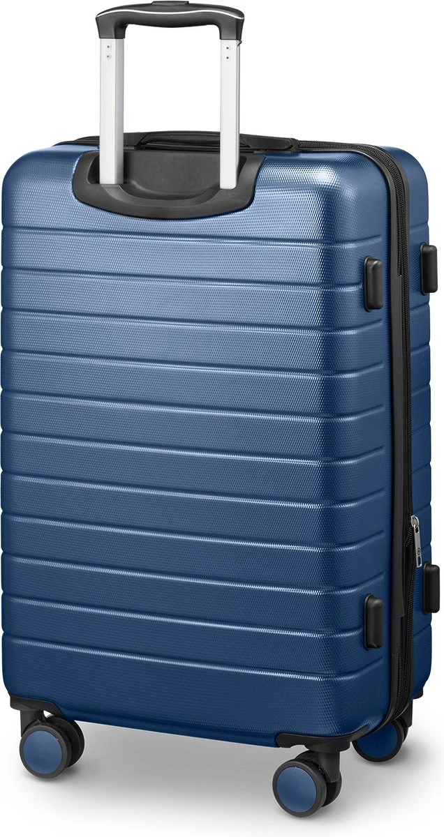 Swiss Alpine 2.0 - Reiskoffer - 67 Cm - 4 Wielen - Blauw 5 Swiss Alpine 2.0 - Reiskoffer - 67 Cm - 4 Wielen - Blauw - Afbeelding 3