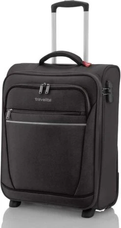 Travelite Cabin 2 Wheel Trolley Black -Bagage Kortingen Winkel 638x1200