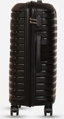 ©TROLLEYZ - Berlin No.11 - Reiskoffer 69cm Met Cijferslot - Dubbele Wielen - 360° Spinners - 100% Polypropyleen- Reiskoffer In Night Black -Bagage Kortingen Winkel 642x1200 19