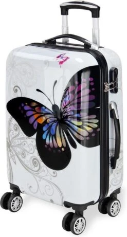 Monzana Hardcase Koffer Vlinder XL - Polycarbonaat 89L 75x49x29cm -Bagage Kortingen Winkel 643x1200 7