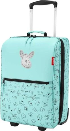 Reisenthel Trolley XS Kids Reiskoffer Kind - Maat XS - 12L - Cats&Dogs Mint -Bagage Kortingen Winkel 644x1200 1