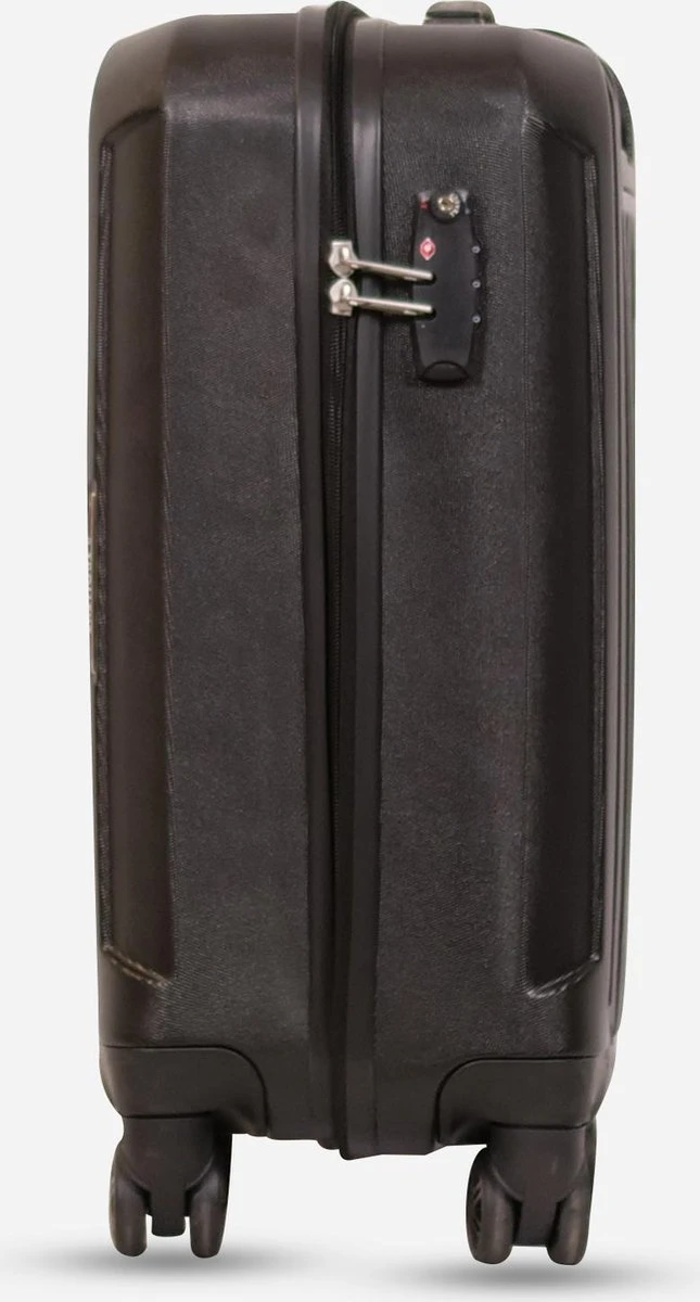 ©TROLLEYZ - Bali No.22 - Trolley - 55cm Met TSA Slot - Dubbele Wielen - 360° Spinners - 100% ABS - Handbagage Koffer In Night Black 10 ©TROLLEYZ - Bali No.22 - Trolley - 55cm Met TSA Slot - Dubbele Wielen - 360° Spinners - 100% ABS - Handbagage Koffer In Night Black - Afbeelding 8