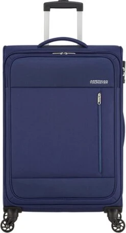 American Tourister Reiskoffer - Heat Wave Spinner 68/25 Tsa (Medium) Combat Navy 25 American Tourister Reiskoffer - Heat Wave Spinner 68/25 Tsa (Medium) Combat Navy -Bagage Kortingen Winkel 650x1200 6