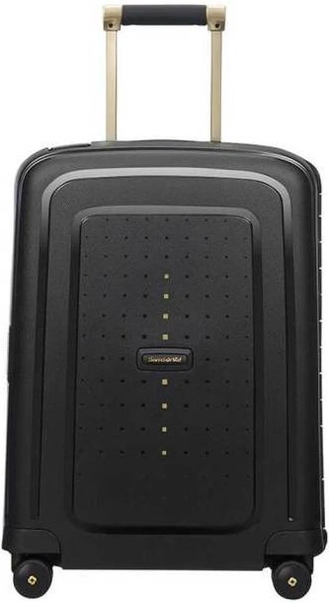 Samsonite Reiskoffer - S'Cure Dlx Spinner 55/20 (Handbagage) Black/Gold Deluscious 14 Samsonite Reiskoffer - S'Cure Dlx Spinner 55/20 (Handbagage) Black/Gold Deluscious - Afbeelding 12
