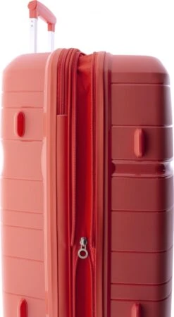 Gladiator Boxing Middelgrote Koffer Expandable 67 Cm 70/80 Liter TSA Slot - Koraalrood -Bagage Kortingen Winkel 659x1200 6