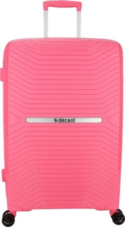 Decent CROSS-ONE PP Trolley 76 Cm - 94 Liter - TSA Slot - Pink -Bagage Kortingen Winkel 661x1200 10
