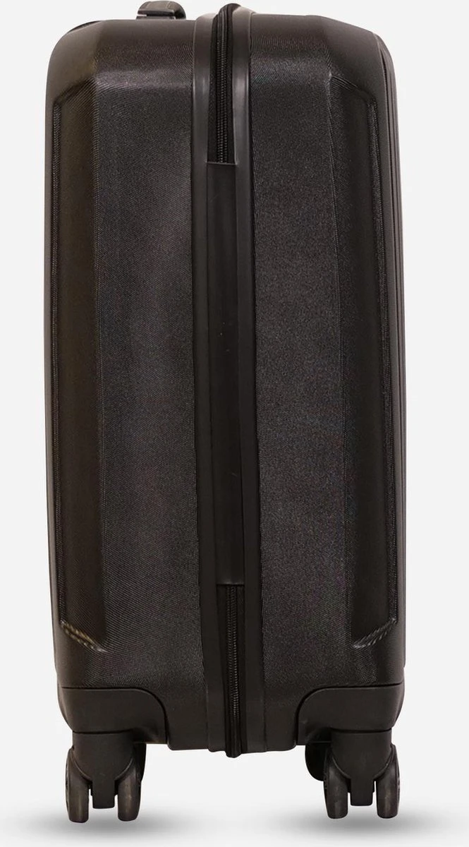 ©TROLLEYZ - Bali No.22 - Trolley - 55cm Met TSA Slot - Dubbele Wielen - 360° Spinners - 100% ABS - Handbagage Koffer In Night Black 4 ©TROLLEYZ - Bali No.22 - Trolley - 55cm Met TSA Slot - Dubbele Wielen - 360° Spinners - 100% ABS - Handbagage Koffer In Night Black - Afbeelding 2