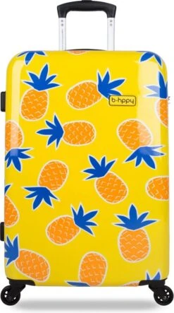 BHPPY Reiskoffer - 65 Cm - Home Sweet Pineapple 21 BHPPY Reiskoffer - 65 Cm - Home Sweet Pineapple -Bagage Kortingen Winkel 669x1200 7