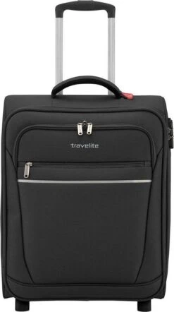 Travelite Cabin 2 Wheel Trolley Black -Bagage Kortingen Winkel 670x1200