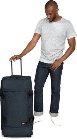 Eastpak TRANVERZ L Reiskoffer (79 X 40 X 33 Cm) - Triple Denim -Bagage Kortingen Winkel 670x1200 6
