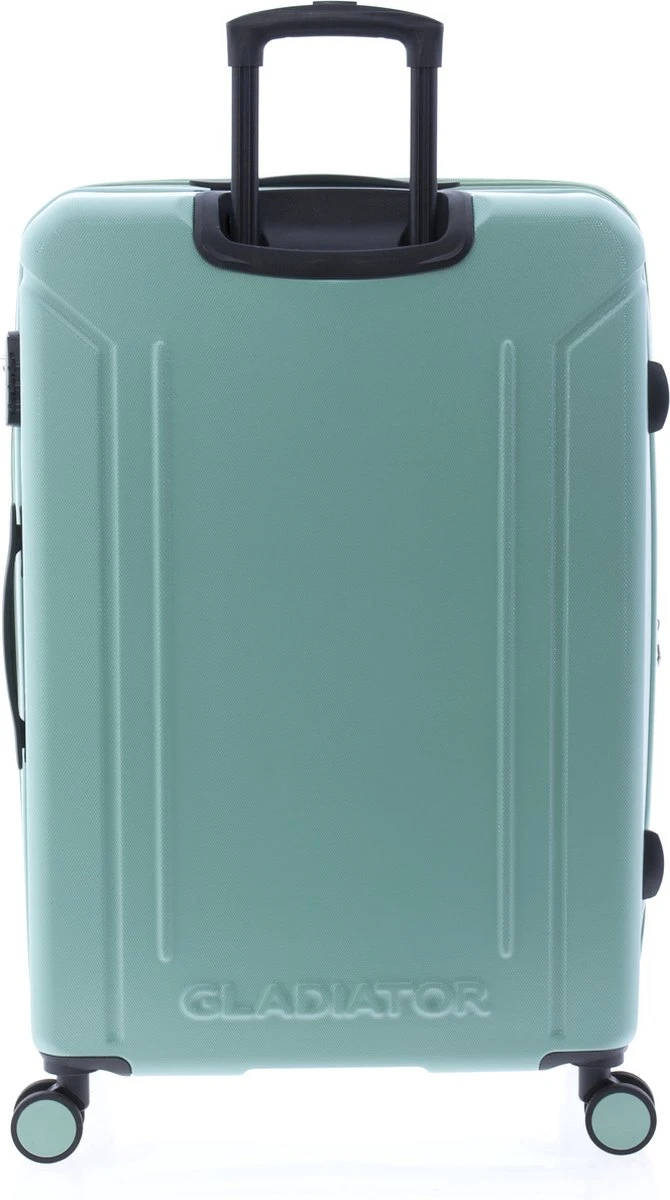 Gladiator Tropical Grote Koffer Expandable - 77 Cm - 105/117 Liter - Mintgroen 5 Gladiator Tropical Grote Koffer Expandable - 77 Cm - 105/117 Liter - Mintgroen - Afbeelding 3