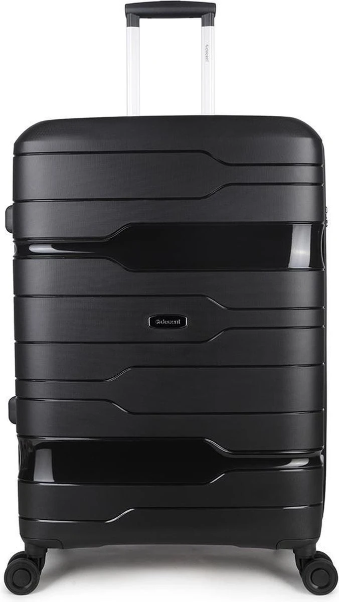 Decent ONE-CITY Large Koffer - 76 Cm - TSA Slot - Zwart 15 Decent ONE-CITY Large Koffer - 76 Cm - TSA Slot - Zwart - Afbeelding 13