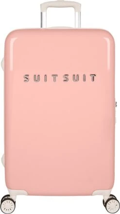 SUITSUIT - Fabulous Fifties - Papaya Peach - Reiskoffer (66 Cm) -Bagage Kortingen Winkel 679x1200 1