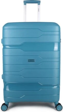 Decent ONE-CITY Large Koffer - 76 Cm - TSA Slot - Petrol -Bagage Kortingen Winkel 679x1200 4