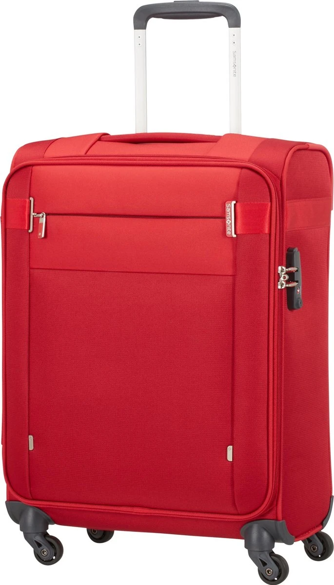 Samsonite Reiskoffer - Citybeat Spinner 55/20 Length 40Cm (Handbagage) Red 3 Samsonite Reiskoffer - Citybeat Spinner 55/20 Length 40Cm (Handbagage) Red