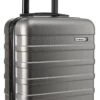 CabinMax Handbagage Koffer - Trolley 30L - Harde Reiskoffer - 45x36x20cm - Lichtgewicht - Groot Capaciteit - Steel Grey -Bagage Kortingen Winkel 687x1200