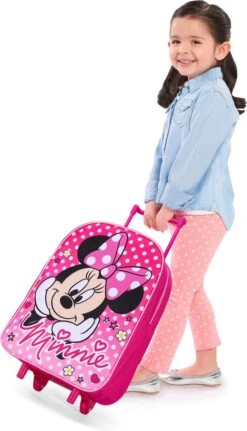 Disney MINNIE MOUSE Polka Dots Trolley Koffertje Vakantie Logeren Tripjes Roze -Bagage Kortingen Winkel 687x1200 4