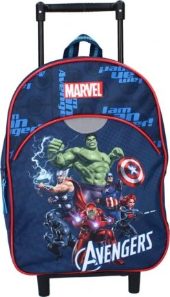 Avengers Thema Trolley/reistas Rugzak Koffertje 33 Cm Voor Kinderen - Weekendtasje Voor Kinderen -Bagage Kortingen Winkel 690x1200 12